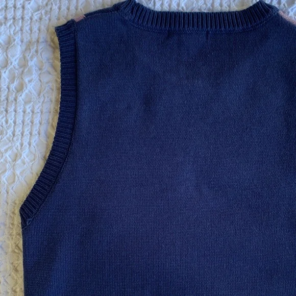 Forever 21 Smiley Face Knit Vest - Yellow and Purple - Picture 10 of 16